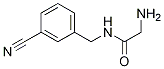 2-AMino-N-(3-cyano-benzyl)-acetaMide Struktur