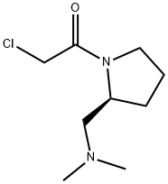 2-Chloro-1-((S)-2-diMethylaMinoMethyl-pyrrolidin-1-yl)-ethanone Struktur