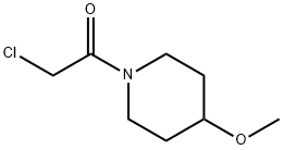 2-Chloro-1-(4-Methoxy-piperidin-1-yl)-ethanone Struktur