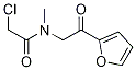 2-Chloro-N-(2-furan-2-yl-2-oxo-ethyl)-N-Methyl-acetaMide Struktur