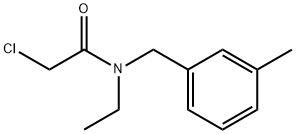 2-Chloro-N-ethyl-N-(3-Methyl-benzyl)-acetaMide Struktur