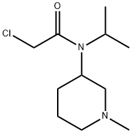 2-Chloro-N-isopropyl-N-(1-Methyl-piperidin-3-yl)-acetaMide Struktur