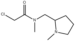 2-Chloro-N-Methyl-N-(1-Methyl-pyrrolidin-2-ylMethyl)-acetaMide Struktur