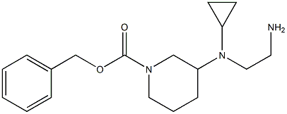 3-[(2-AMino-ethyl)-cyclopropyl-aMino]-piperidine-1-carboxylic acid benzyl ester Struktur