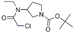 3-[(2-Chloro-acetyl)-ethyl-aMino]-pyrrolidine-1-carboxylic acid tert-butyl ester Struktur