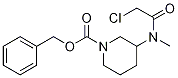 3-[(2-Chloro-acetyl)-Methyl-aMino]-piperidine-1-carboxylic acid benzyl ester Struktur