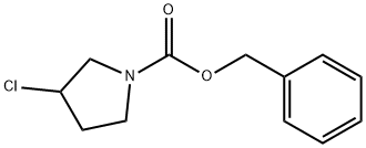 3-Chloro-pyrrolidine-1-carboxylic acid benzyl ester Struktur