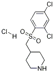 4-(2,4-Dichloro-benzenesulfonylMethyl)-piperidine hydrochloride Struktur