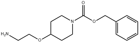 4-(2-AMino-ethoxy)-piperidine-1-carboxylic acid benzyl ester Struktur