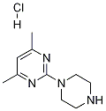 4,6-DiMethyl-2-piperazin-1-yl-pyriMidine hydrochloride Struktur