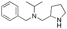 Benzyl-isopropyl-pyrrolidin-2-ylMethyl-aMine Struktur