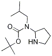 Isopropyl-pyrrolidin-2-ylMethyl-carbaMic acid tert-butyl ester Struktur