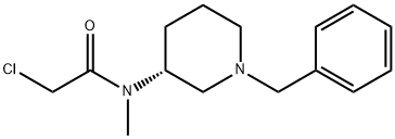 N-((R)-1-Benzyl-piperidin-3-yl)-2-chloro-N-Methyl-acetaMide Struktur