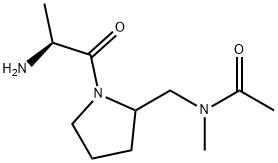 N-[1-((S)-2-AMino-propionyl)-pyrrolidin-2-ylMethyl]-N-Methyl-acetaMide Struktur