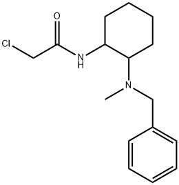 N-[2-(Benzyl-Methyl-aMino)-cyclohexyl]-2-chloro-acetaMide Struktur