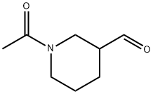 1-ACETYLPIPERIDINE-3-CARBALDEHYDE Structure