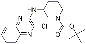 3-(3-Chloro-quinoxalin-2-ylamino)-piperidine-1-carboxylic acid tert-butyl ester Struktur