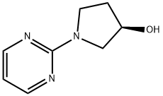 (R)-1-Pyrimidin-2-yl-pyrrolidin-3-ol Struktur