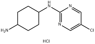 N-(5-Chloro-pyrimidin-2-yl)-cyclohexane-1,4-diamine hydrochloride Struktur