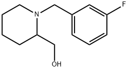 [1-(3-Fluoro-benzyl)-piperidin-2-yl]-methanol Struktur