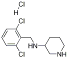 (2,6-Dichloro-benzyl)-piperidin-3-yl-amine hydrochloride Struktur