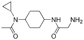 (1R,4R)-N-[4-(Acetyl-cyclopropyl-aMino)-cyclohexyl]-2-aMino-acetaMide Struktur