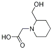 (2-HydroxyMethyl-piperidin-1-yl)-acetic acid Struktur