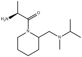 (S)-2-AMino-1-{2-[(isopropyl-Methyl-aMino)-Methyl]-piperidin-1-yl}-propan-1-one Struktur