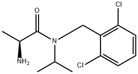 (S)-2-AMino-N-(2,6-dichloro-benzyl)-N-isopropyl-propionaMide Struktur