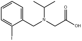 [(2-Iodo-benzyl)-isopropyl-aMino]-acetic acid Struktur