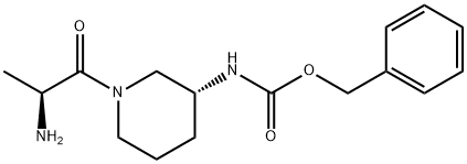 [(R)-1-((S)-2-AMino-propionyl)-piperidin-3-yl]-carbaMic acid benzyl ester Struktur