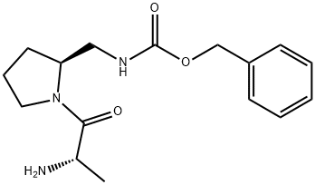 [(S)-1-((S)-2-AMino-propionyl)-pyrrolidin-2-ylMethyl]-carbaMic acid benzyl ester Struktur