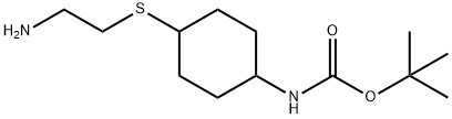 [4-(2-AMino-ethylsulfanyl)-cyclohexyl]-carbaMic acid tert-butyl ester Struktur