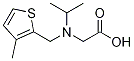 [Isopropyl-(3-Methyl-thiophen-2-ylMethyl)-aMino]-acetic acid Struktur