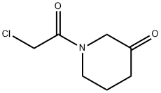 1-(2-Chloro-acetyl)-piperidin-3-one Struktur