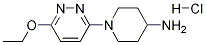 1-(6-Ethoxy-pyridazin-3-yl)-piperidin-4-ylaMine hydrochloride Struktur