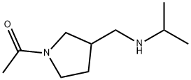 1-[3-(IsopropylaMino-Methyl)-pyrrolidin-1-yl]-ethanone Struktur