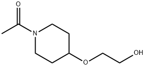 1-[4-(2-Hydroxy-ethoxy)-piperidin-1-yl]-ethanone Struktur