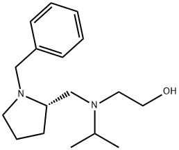 2-[((S)-1-Benzyl-pyrrolidin-2-ylMethyl)-isopropyl-aMino]-ethanol Struktur