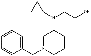 2-[(1-Benzyl-piperidin-3-yl)-cyclopropyl-aMino]-ethanol Struktur