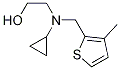 2-[Cyclopropyl-(3-Methyl-thiophen-2-ylMethyl)-aMino]-ethanol Struktur