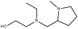 2-[Ethyl-(1-Methyl-pyrrolidin-2-ylMethyl)-aMino]-ethanol Struktur