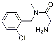 2-AMino-N-(2-chloro-benzyl)-N-Methyl-acetaMide Struktur