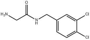 2-AMino-N-(3,4-dichloro-benzyl)-acetaMide Struktur