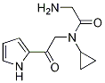 2-AMino-N-cyclopropyl-N-[2-oxo-2-(1H-pyrrol-2-yl)-ethyl]-acetaMide Struktur