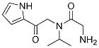 2-AMino-N-isopropyl-N-[2-oxo-2-(1H-pyrrol-2-yl)-ethyl]-acetaMide Struktur