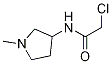 2-Chloro-N-(1-Methyl-pyrrolidin-3-yl)-acetaMide Struktur