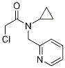 2-Chloro-N-cyclopropyl-N-pyridin-2-ylMethyl-acetaMide Struktur