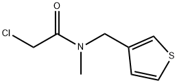 2-Chloro-N-Methyl-N-thiophen-3-ylMethyl-acetaMide Struktur