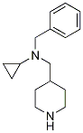 Benzyl-cyclopropyl-piperidin-4-ylMethyl-aMine Struktur